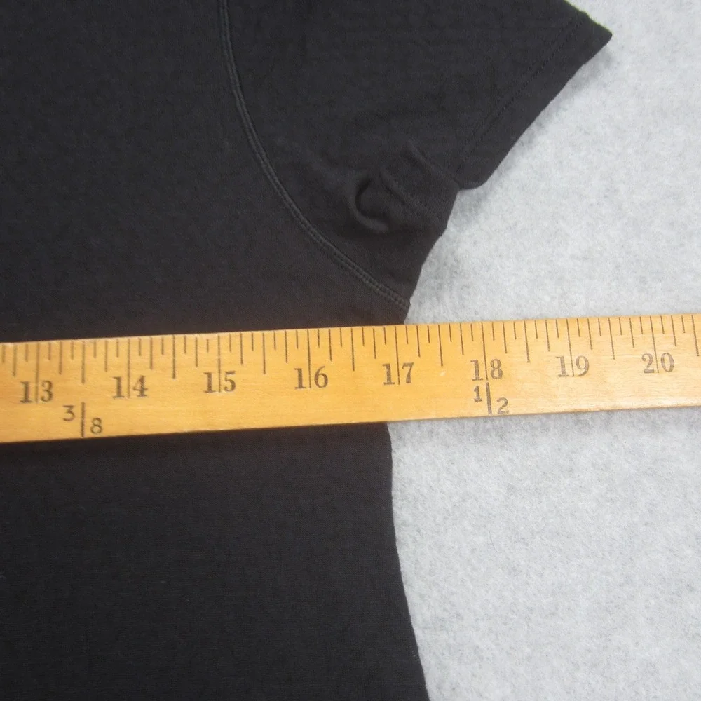 Lululemon Loop Around Shirt Womens 2 Black Swiftly Tech‎ Lace Athletic Yoga  Tee